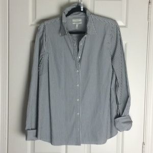 JCrew Stretch Perfect Striped Oxford Size XL